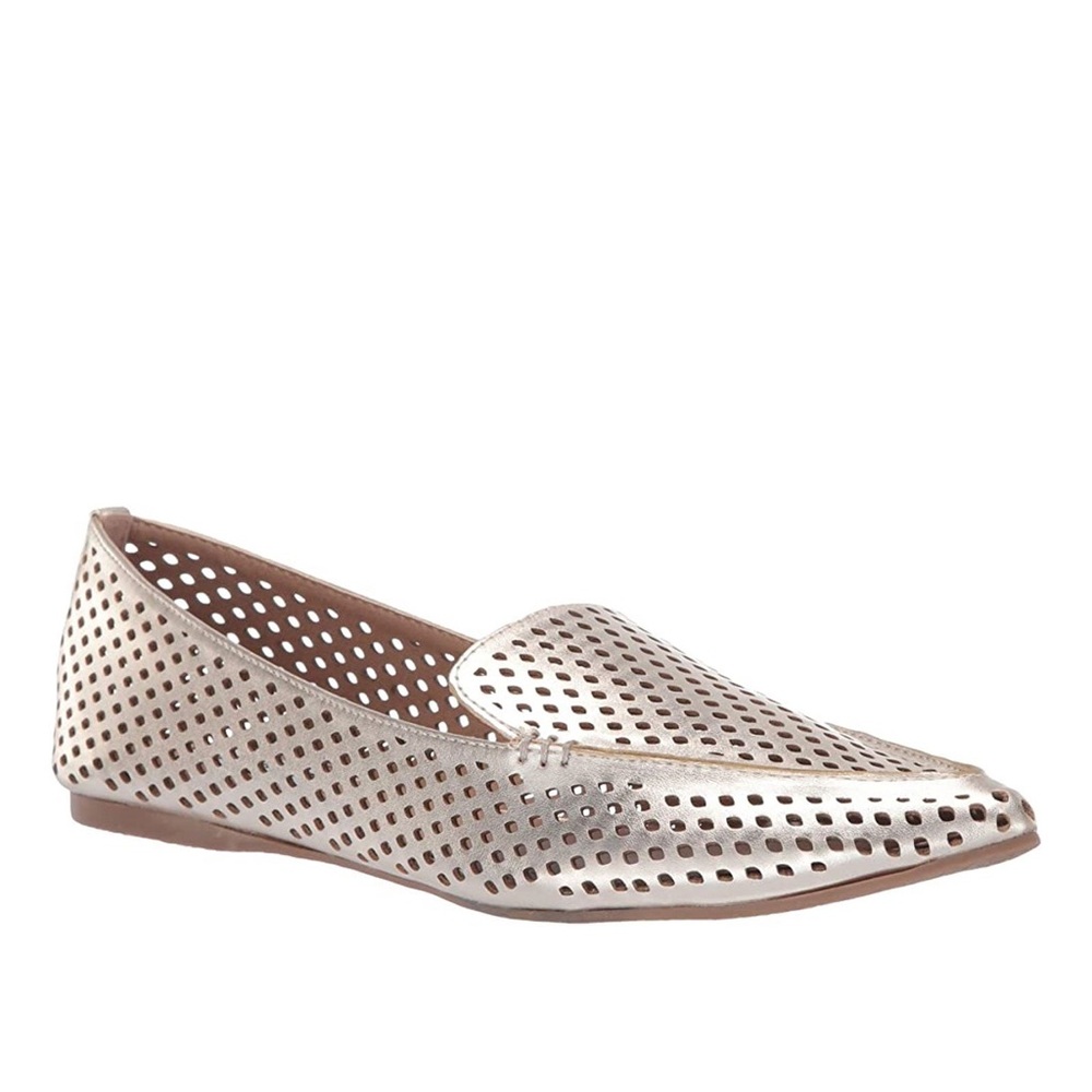 Steve Madden Feather P Pointed Toe Mesh Leather F… - image 1